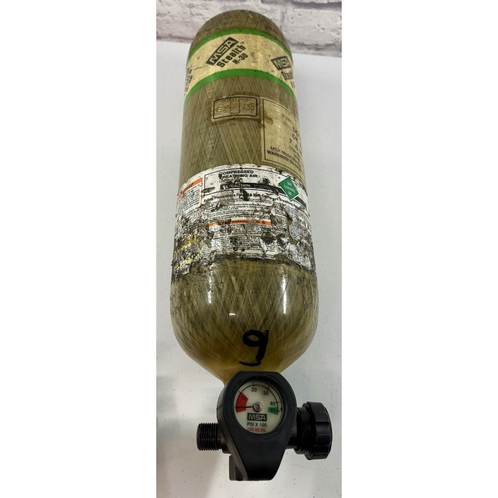 MSA Stealth H-30 SCBA Tank Cylinder Firefighter Fire Air Supply